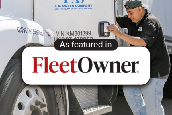 Fleet Owner News-Media article features E.A. Sween Final Mile Solutions Uses AI to Keep Costs Low